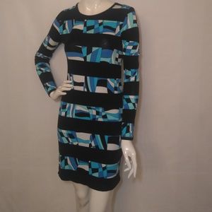 Michael Kors Geometric Pattern Mini Dress